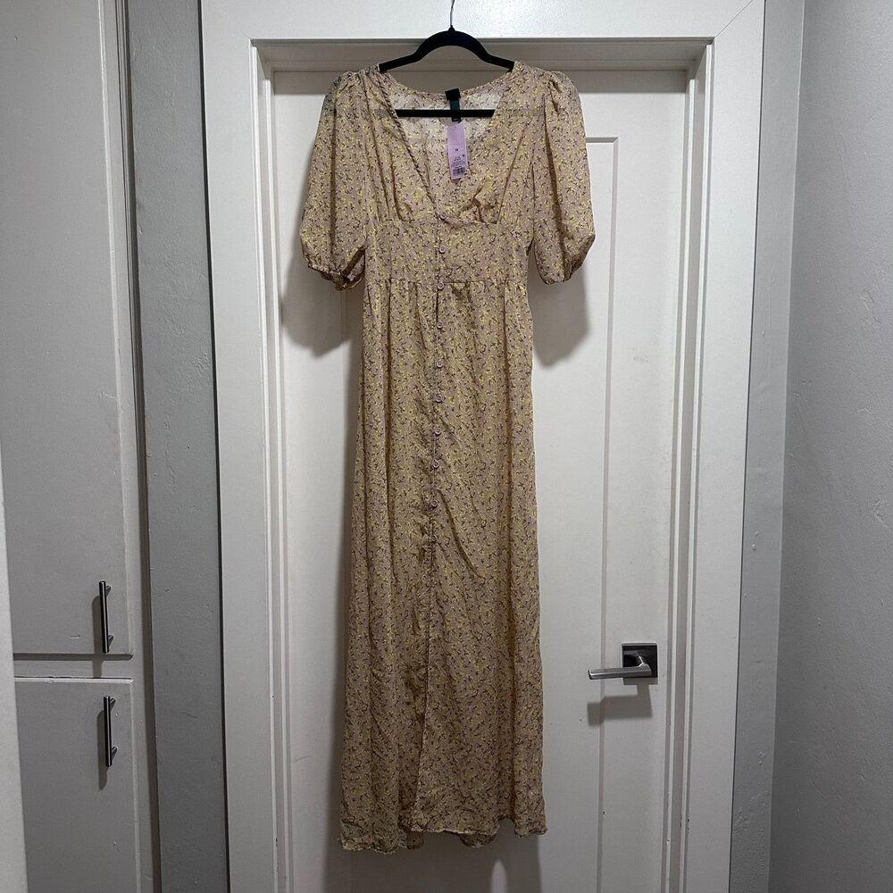 Wild Fable Yellow Floral Dress